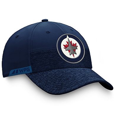 Men's Fanatics Branded Navy Winnipeg Jets Authentic Pro Locker Room 2-Tone Flex Hat