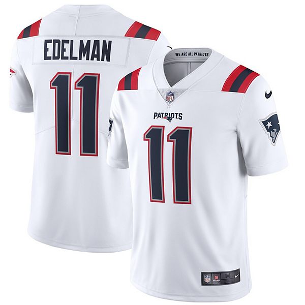 Men's Nike Julian Edelman White New England Patriots Vapor Limited Jersey