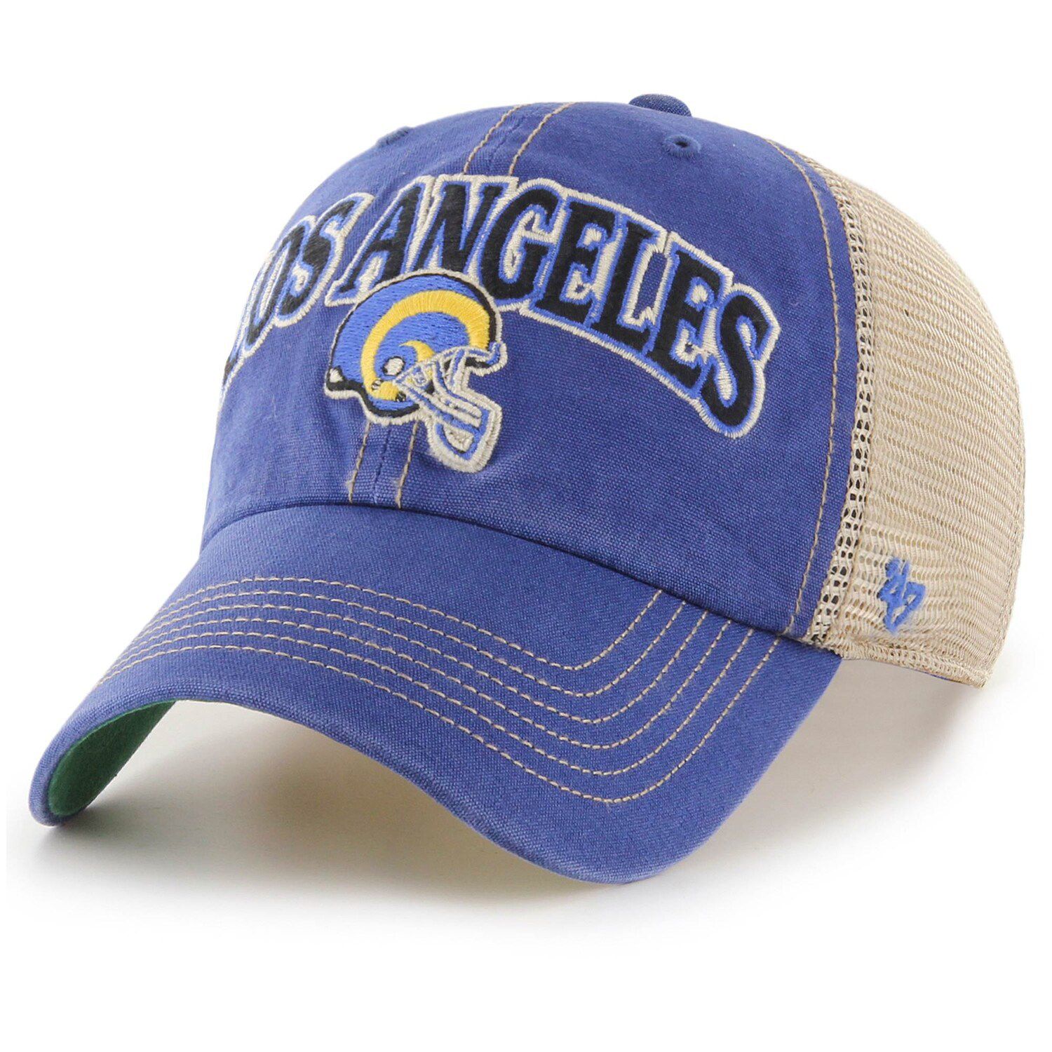 los angeles rams trucker hat