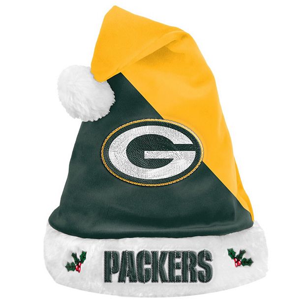 Green Bay Packers Family Holiday Santa Hat FOCO