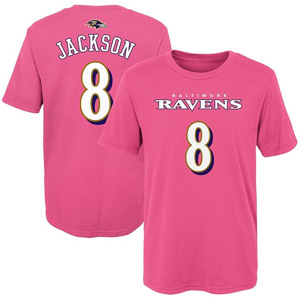 Lamar Jackson Baltimore Ravens Youth Mainliner Name & Number