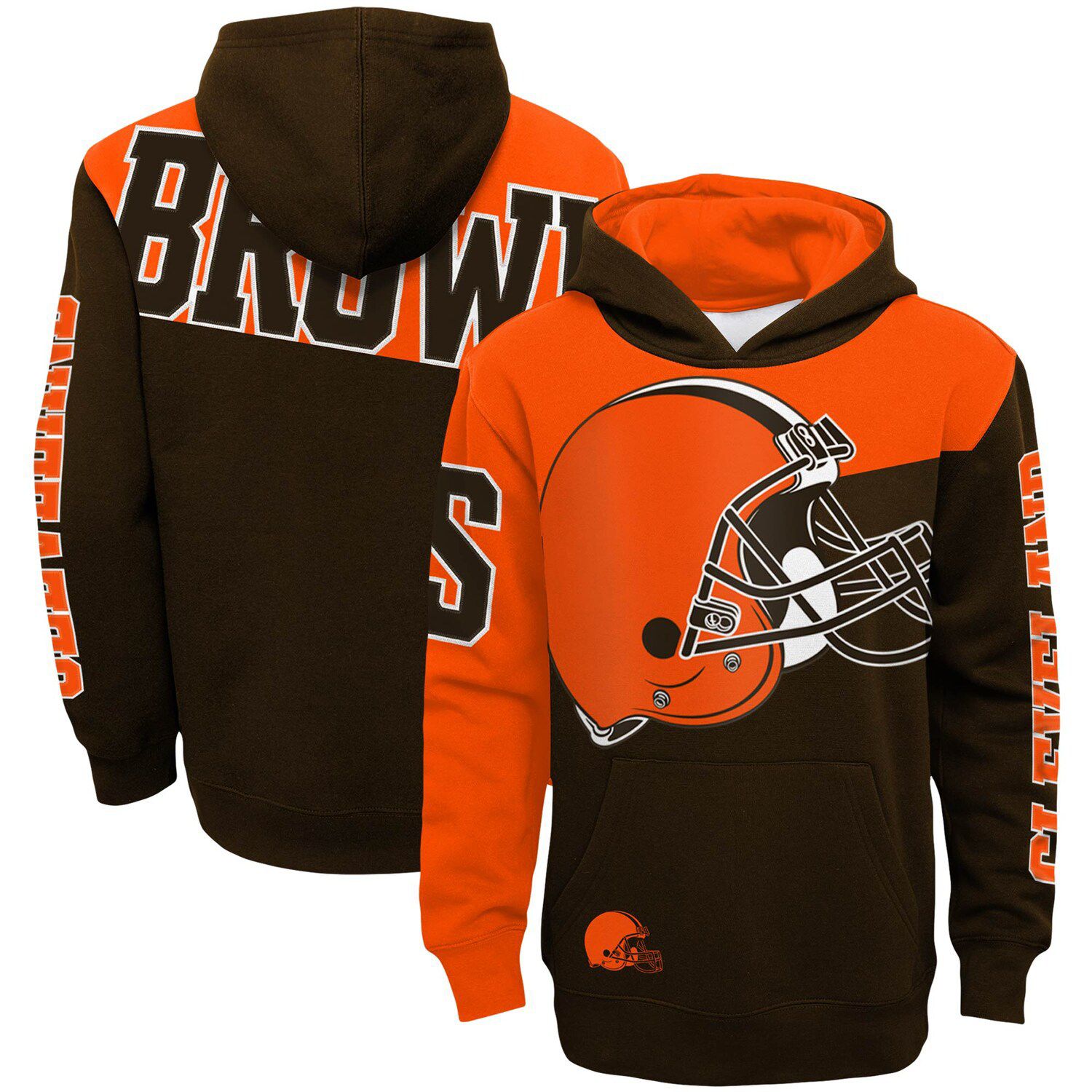 youth cleveland browns sweatshirt