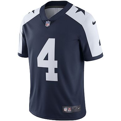 Men's Nike Dak Prescott Navy Dallas Cowboys Alternate Vapor Limited Jersey