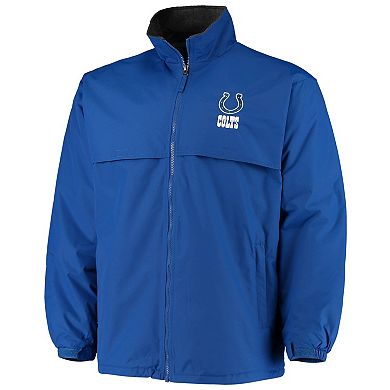 Men's Dunbrooke Royal Indianapolis Colts Triumph Fleece Full-Zip Jacket