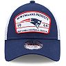Youth New Era Navy/White New England Patriots Loyalty 9FORTY Trucker Snapback Hat
