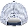 Youth New Era Navy/White New England Patriots Loyalty 9FORTY Trucker Snapback Hat