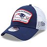 Youth New Era Navy/White New England Patriots Loyalty 9FORTY Trucker Snapback Hat