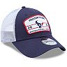 Youth New Era Navy/White Houston Texans Loyalty 9FORTY Trucker Snapback Hat