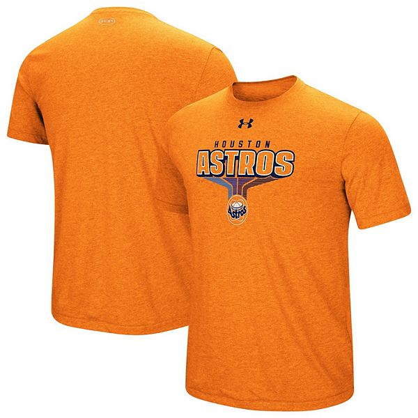 Men's Under Armour Orange Houston Astros Cooperstown Collection Breakout  Play Tri-Blend T-Shirt