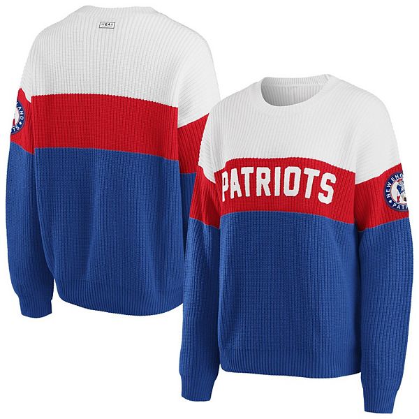 New England Patriots NFL Womens Oversized Comfy Sweater