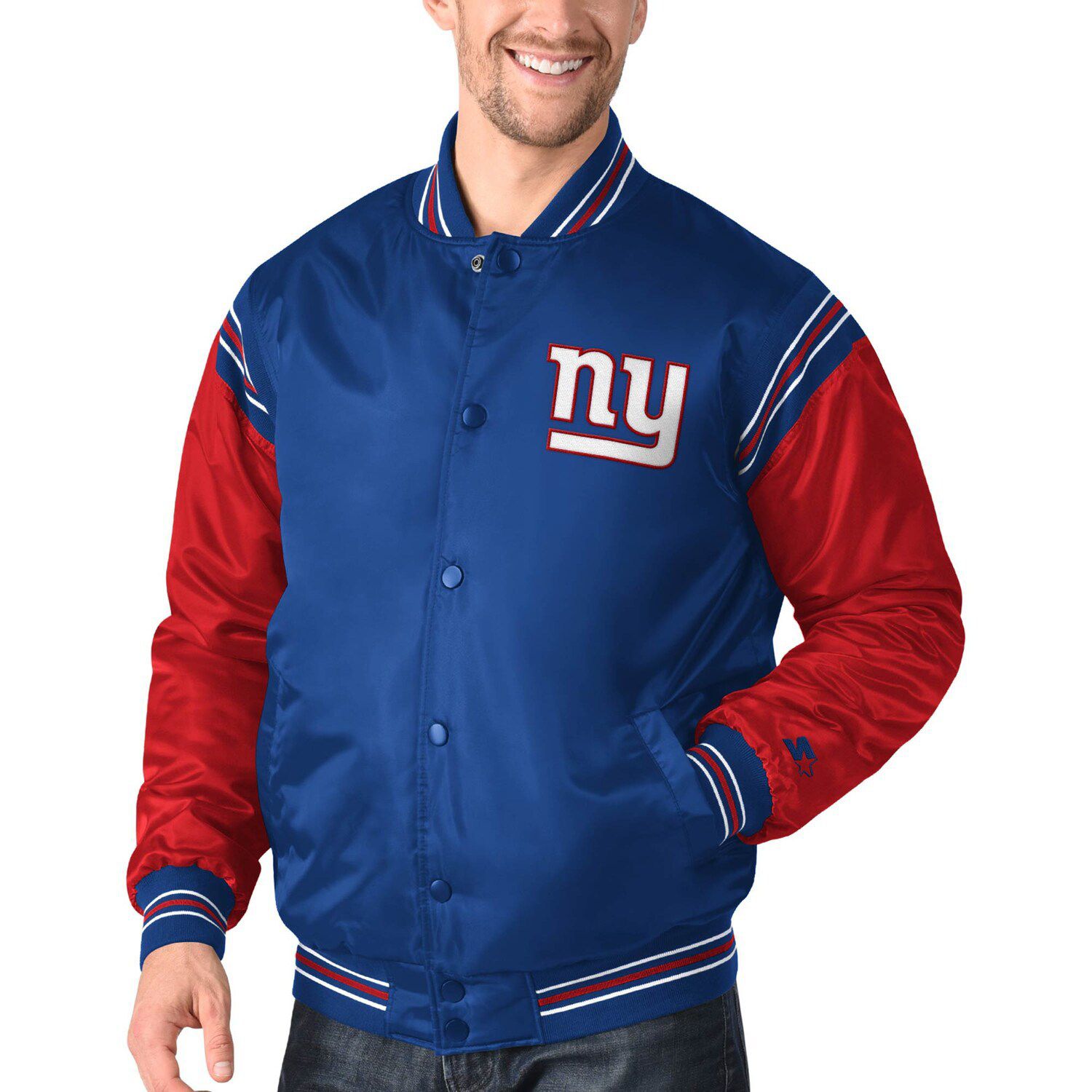 new york giants jean jacket