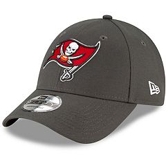 Men's New Era Khaki/White Tampa Bay Buccaneers Happy Camper A-Frame Trucker 9FORTY Snapback Hat