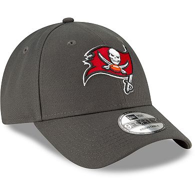 Men's New Era Pewter Tampa Bay Buccaneers The League Logo 9FORTY Adjustable Hat