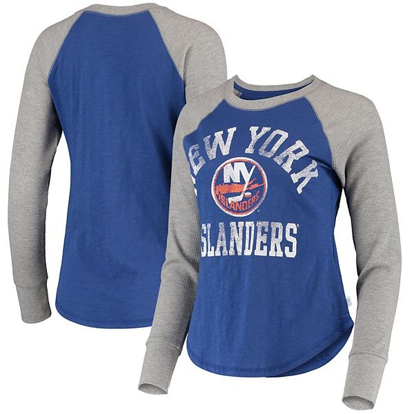 New York Yankees Touch Women's Waffle Raglan Long Sleeve T-Shirt