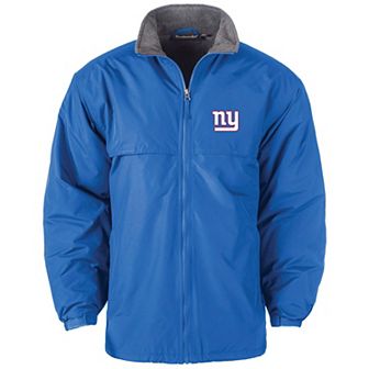 Men's Dunbrooke Royal New York Giants Triumph Fleece Full-Zip Jacket