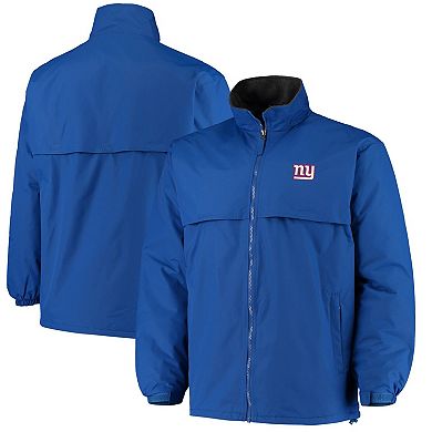 Men's Dunbrooke Royal New York Giants Triumph Fleece Full-Zip Jacket