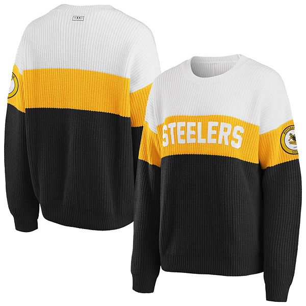 Lids Pittsburgh Steelers WEAR by Erin Andrews Women's Long Sleeve