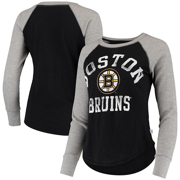 Women's Touch by Alyssa Milano Black/Heathered Gray Boston Bruins