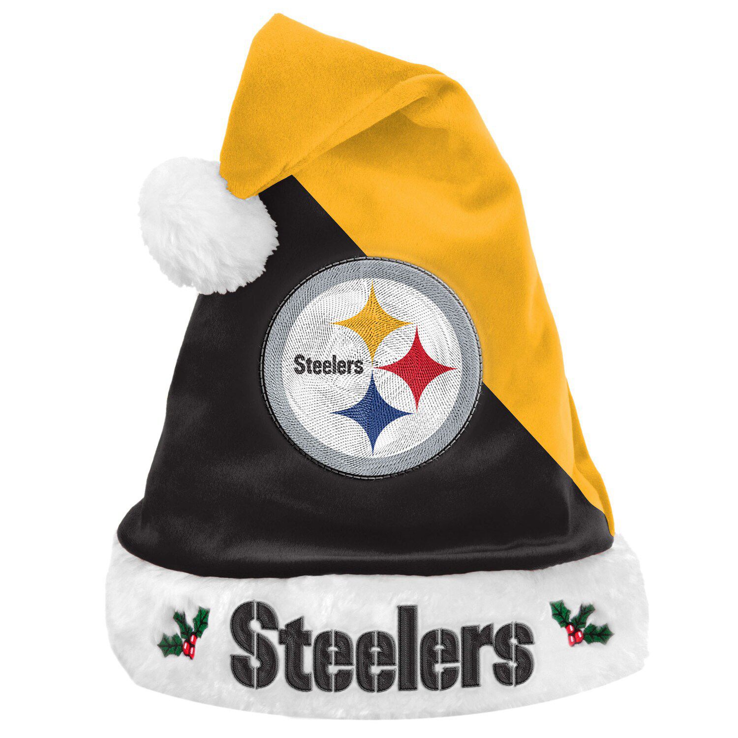 steelers santa hat