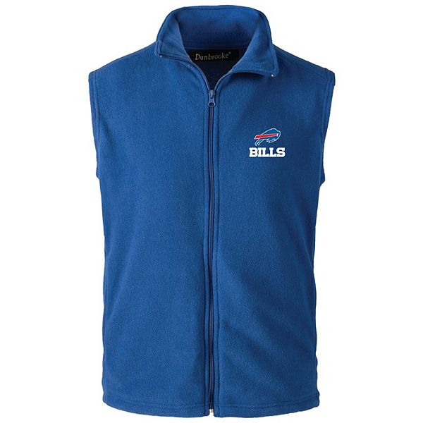 Women's Buffalo Bills Royal Houston Fleece Full-Zip Vest