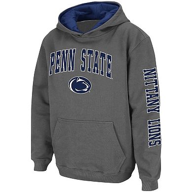 Youth Colosseum Charcoal Penn State Nittany Lions 2-Hit Team Pullover Hoodie