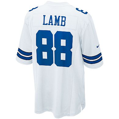 Men's Nike CeeDee Lamb White Dallas Cowboys Game Team Jersey
