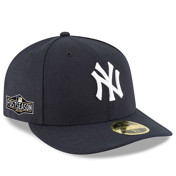 Men S New Era Navy New York Yankees Postseason Side Patch Low Profile 59fifty Fitted Hat