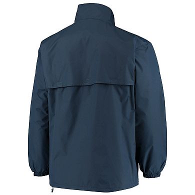 Men's Dunbrooke Navy New England Patriots Triumph Fleece Full-Zip Jacket