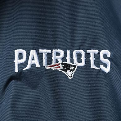 Men's Dunbrooke Navy New England Patriots Triumph Fleece Full-Zip Jacket