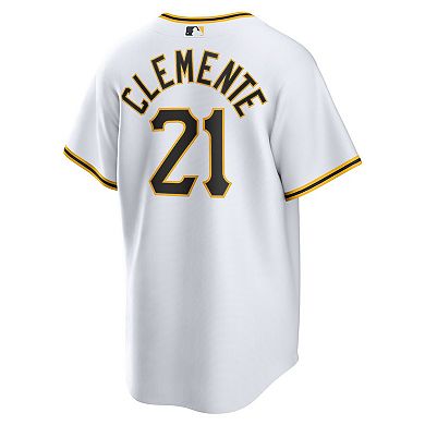 Men's Nike Roberto Clemente White Pittsburgh Pirates Home Replica Player Name Jersey