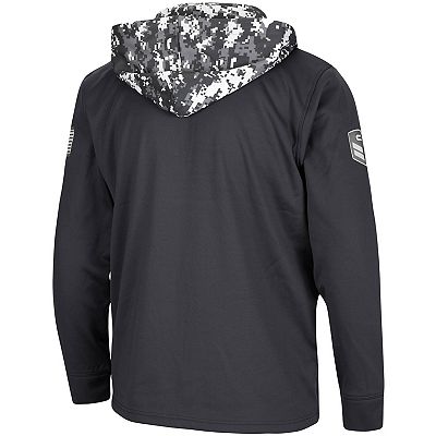 Men's Colosseum Charcoal Michigan State Spartans OHT Military