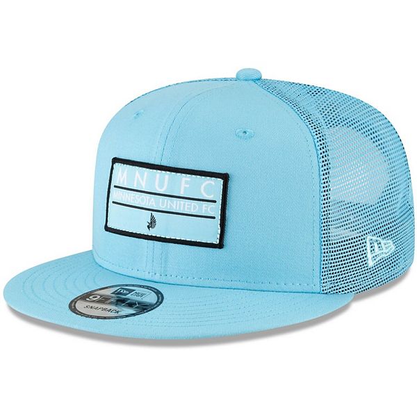 Men S New Era Light Blue Minnesota United Fc Trucker 9fifty Snapback Hat