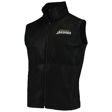 Men's Black Jacksonville Jaguars Houston Fleece Full-Zip Vest