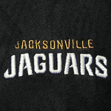 Men's Black Jacksonville Jaguars Houston Fleece Full-Zip Vest
