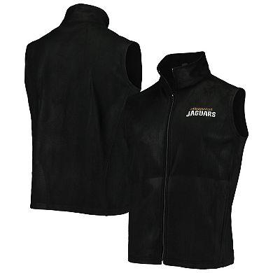 Men's Black Jacksonville Jaguars Houston Fleece Full-Zip Vest