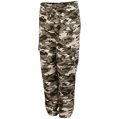 Men's Colosseum Camo Iowa State Cyclones OHT Military Appreciation Code Fleece Pants
