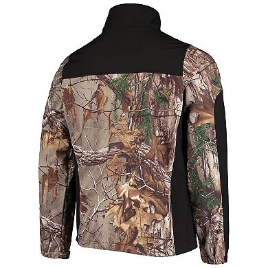 Men's Dunbrooke Realtree Camo/Black Denver Broncos Circle Hunter Softshell Full-Zip Jacket