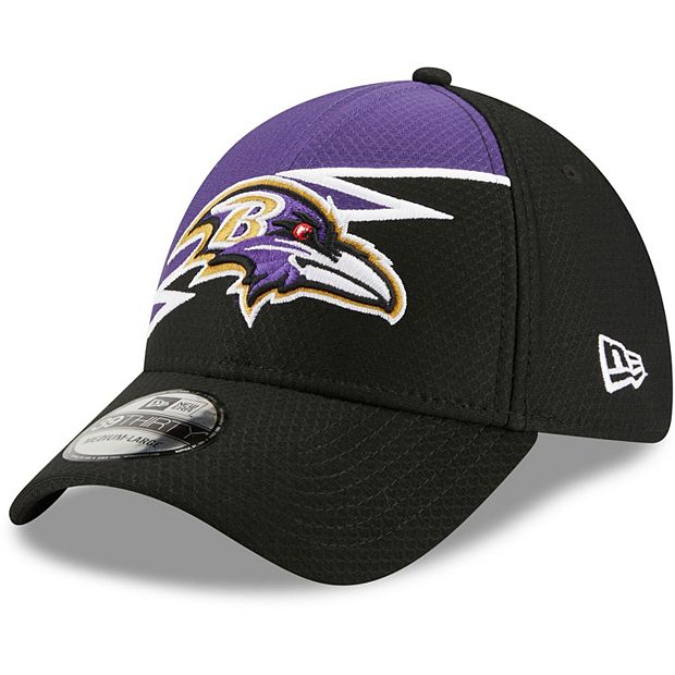 New Era Ravens Logo 39THIRTY Flex Hat - Men's