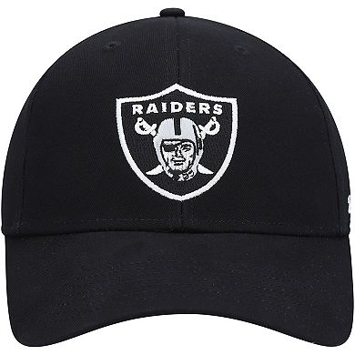 Toddler '47 Black Las Vegas Raiders Basic MVP Adjustable Hat