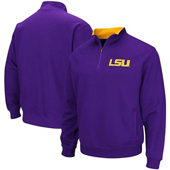 Men's Colosseum Purple LSU Tigers Big & Tall Tortugas Quarter-Zip Jacket