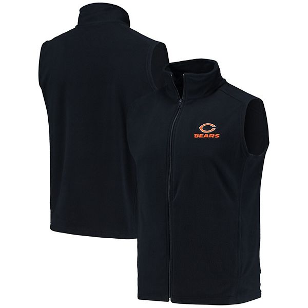 Chicago Bears Houston Fleece Full-Zip Vest - Navy