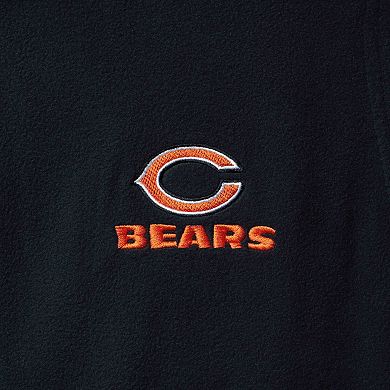 Men's Navy Chicago Bears Houston Fleece Full-Zip Vest