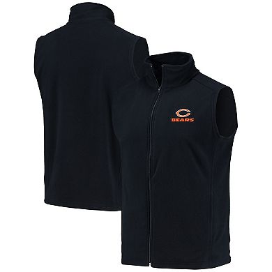 Men's Navy Chicago Bears Houston Fleece Full-Zip Vest