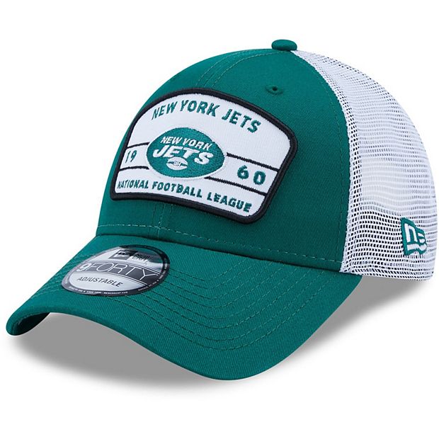 New Era Men's New York Jets 9Forty Green Adjustable Hat