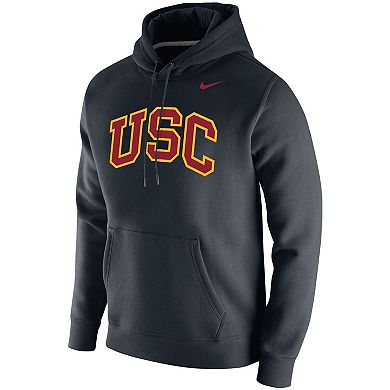Men's Nike Black USC Trojans Vintage School Logo Pullover Hoodie