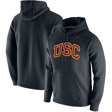 Men's Nike Black USC Trojans Vintage School Logo Pullover Hoodie