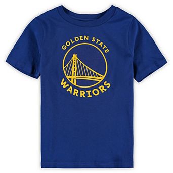 Preschool Royal Golden State Warriors Primary Logo T-Shirt