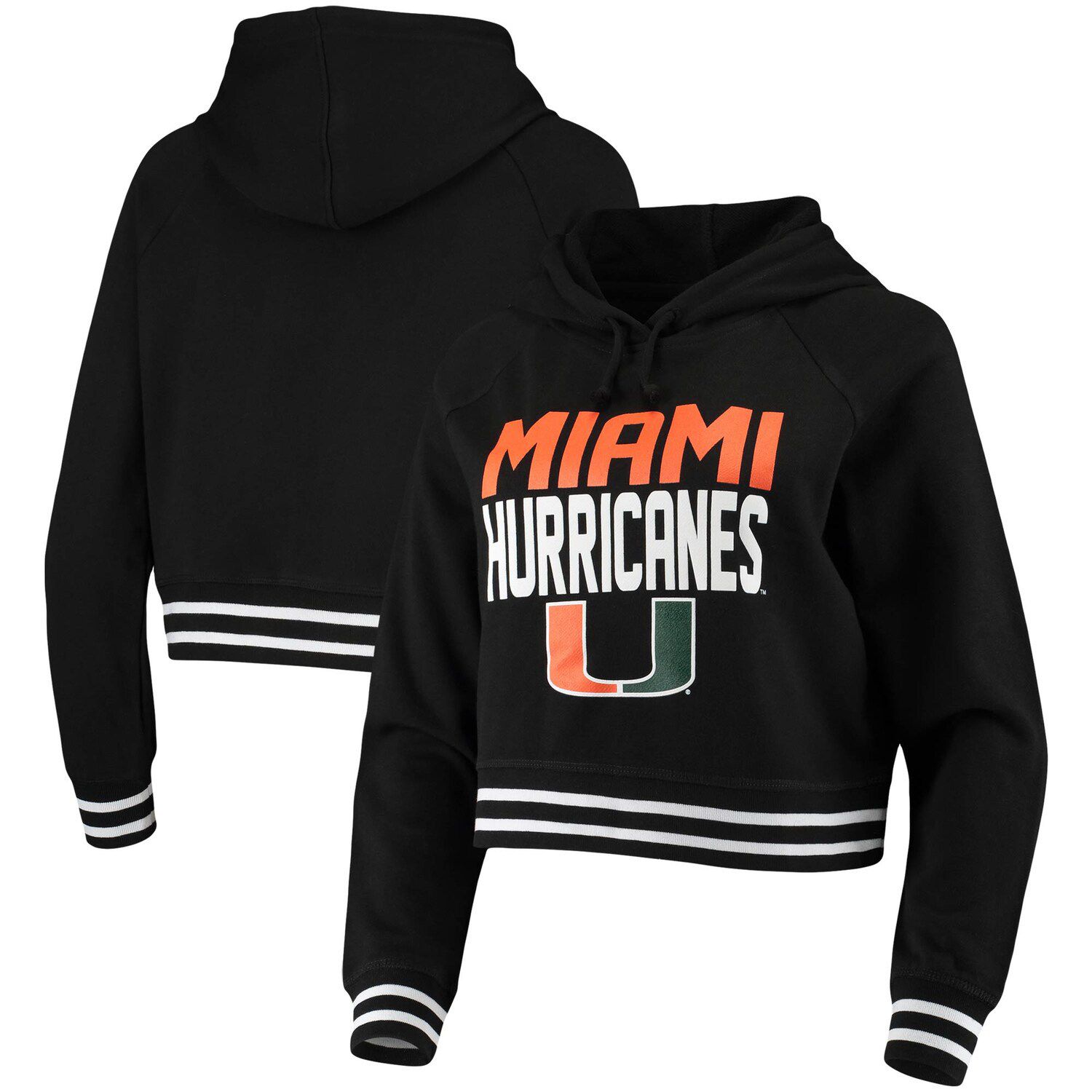 black miami hurricanes hoodie