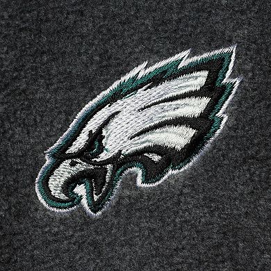 Men's Gray Philadelphia Eagles Houston Fleece Full-Zip Vest
