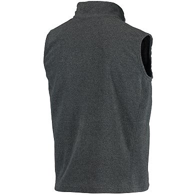 Men's Gray Philadelphia Eagles Houston Fleece Full-Zip Vest